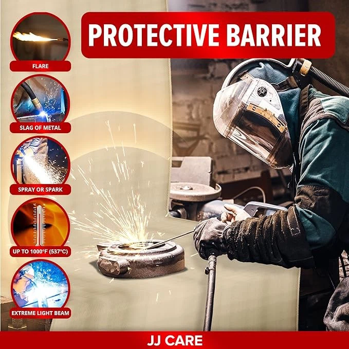 Silicone Coated Fire Blankets Made Of Fiberglass