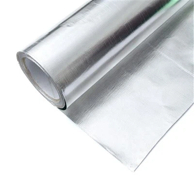 Tissu de verre aluminisé