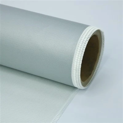 Tissu enduit de silicone gris double face très résistant 3784